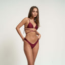 ALESSIA TOP - BURGUNDY | Half Naked Swim | bikinis y vestidos de playa