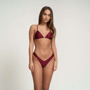ALESSIA TOP - BURGUNDY | Half Naked Swim | bikinis y vestidos de playa