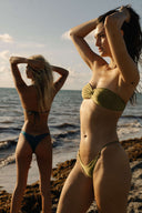 Bikini Bottom - Half Naked Swim - ALMA BOTTOM - PISTACHE
