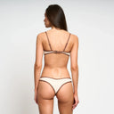 Half Naked Swim bikinis - Low Tide 2026 FLORA TOP OFF WHITE
