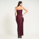 Vestido de playa - Half Naked Swim - ISA DRESS - MAROON