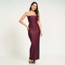 Vestido de playa - Half Naked Swim - ISA DRESS - MAROON