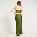 ISA DRESS - MOSS | Half Naked Swim | bikinis y vestidos de playa