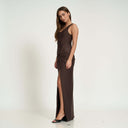 LEA DRESS - CHOCOLATE | Half Naked Swim | bikinis y vestidos de playa