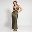 HALF NAKED SWIM MARTINA DRESS - GREEN FRONT