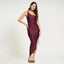 EMMA DRESS - MAROON