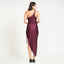 EMMA DRESS - MAROON
