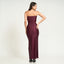 ISA DRESS - MAROON