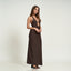 INES DRESS - CHOCOLATE