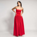 Vestido de playa - Half Naked Swim - PAULA DRESS - RED