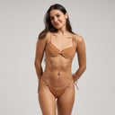 SARA TOP - CONHAQUE | Half Naked Swim | bikinis y vestidos de playa