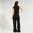 SOLEIL LINEN PANTS - BLACK | Half Naked Swim | bikinis y vestidos de playa