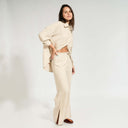 SOLEIL LINEN PANTS - SAND | Half Naked Swim | bikinis y vestidos de playa