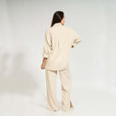 SOLEIL LINEN PANTS - SAND | Half Naked Swim | bikinis y vestidos de playa