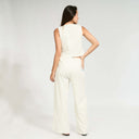 SOLEIL LINEN PANTS - WHITE | Half Naked Swim | bikinis y vestidos de playa